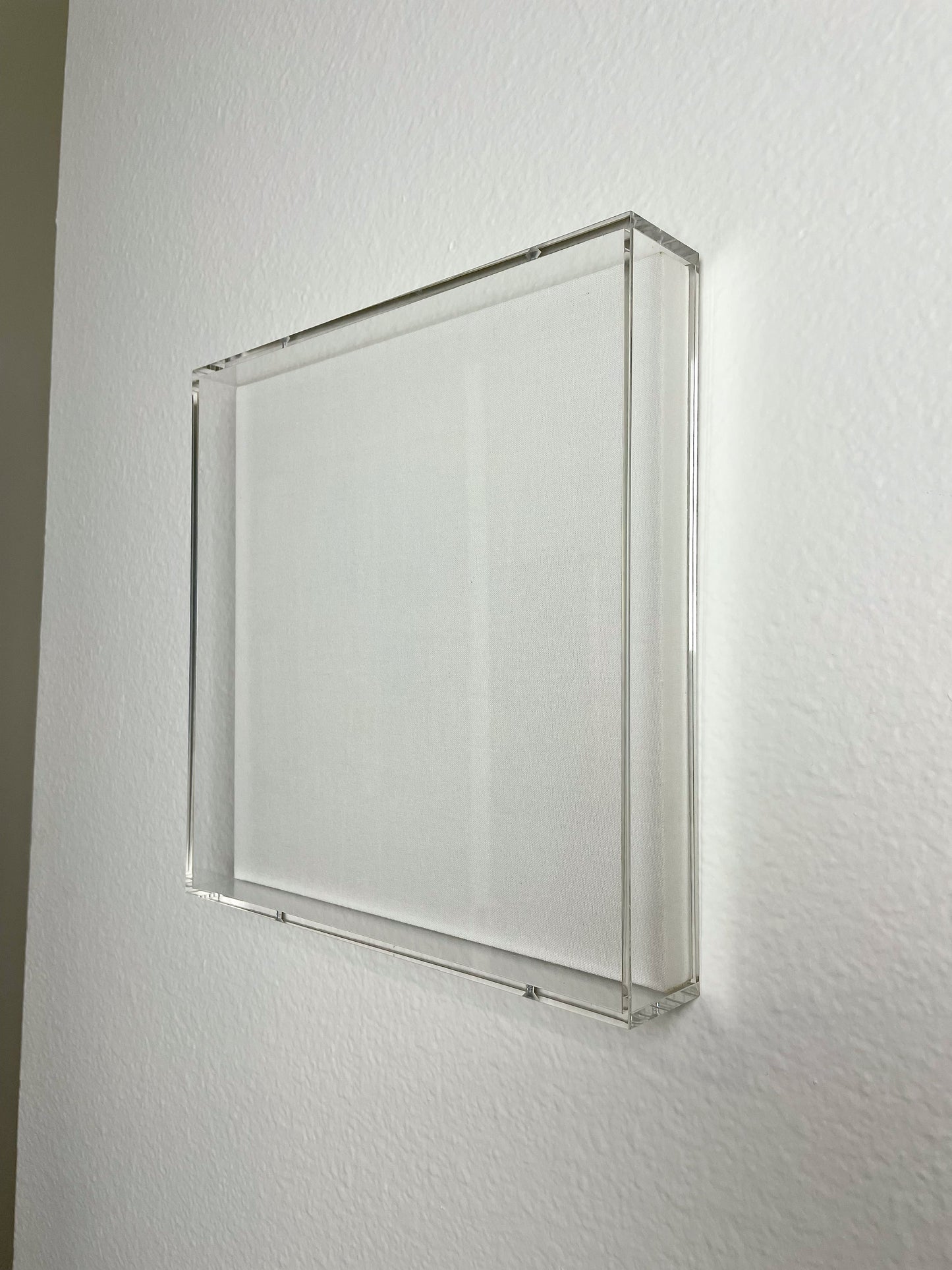 Case of 2 | 30x30 Acrylic Box Frames | Clear