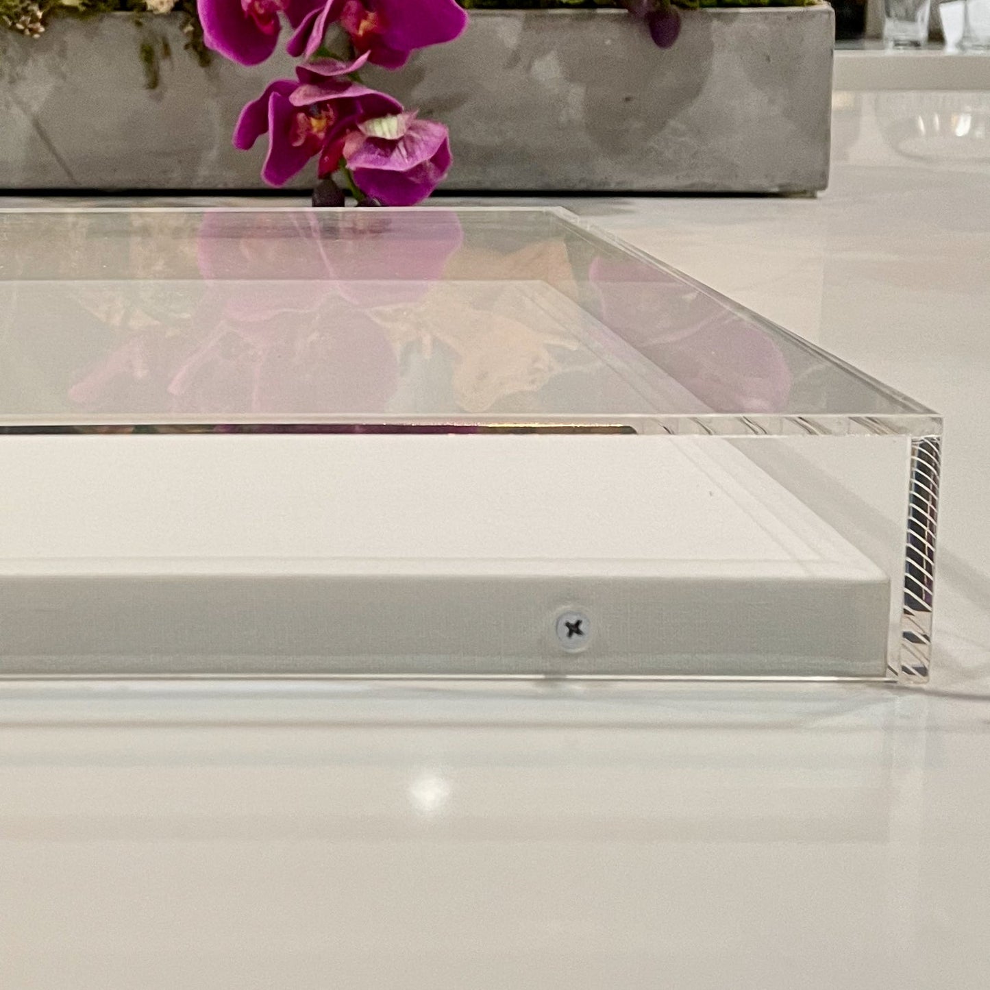 Case of 2 | 30x30 Acrylic Box Frames | Clear