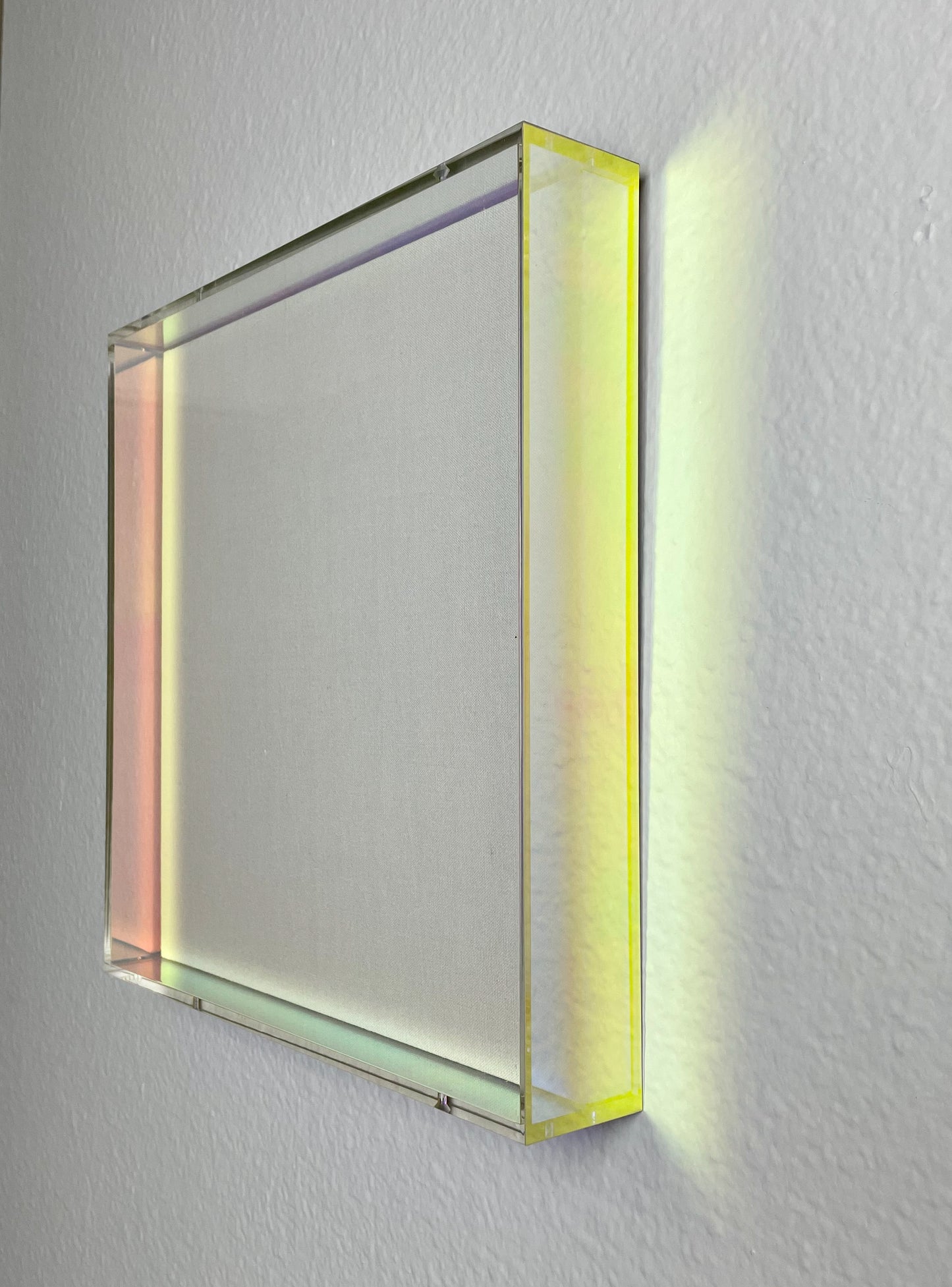 Case of 6 | 12x12 Acrylic Box Frames | Iridescent