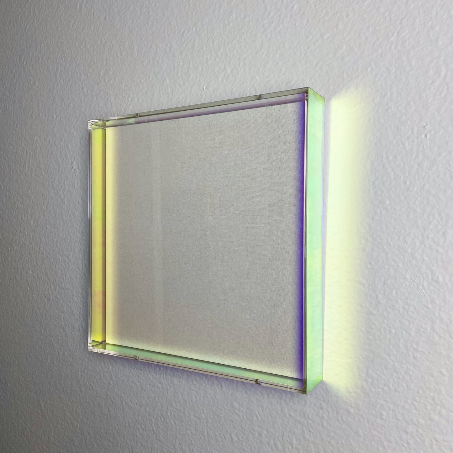 Case of 6 | 12x12 Acrylic Box Frames | Iridescent