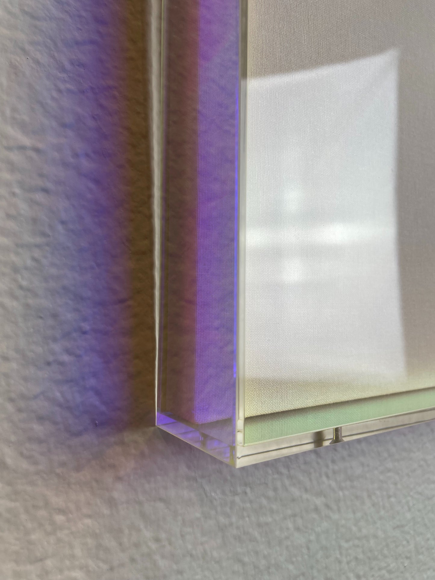 Case of 6 | 12x12 Acrylic Box Frames | Iridescent