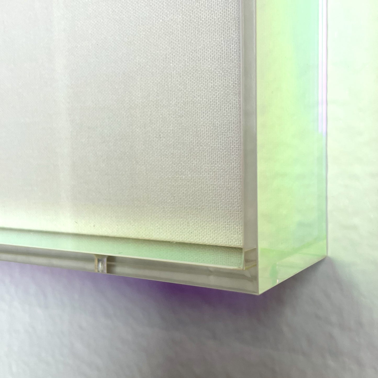 Case of 6 | 12x12 Acrylic Box Frames | Iridescent