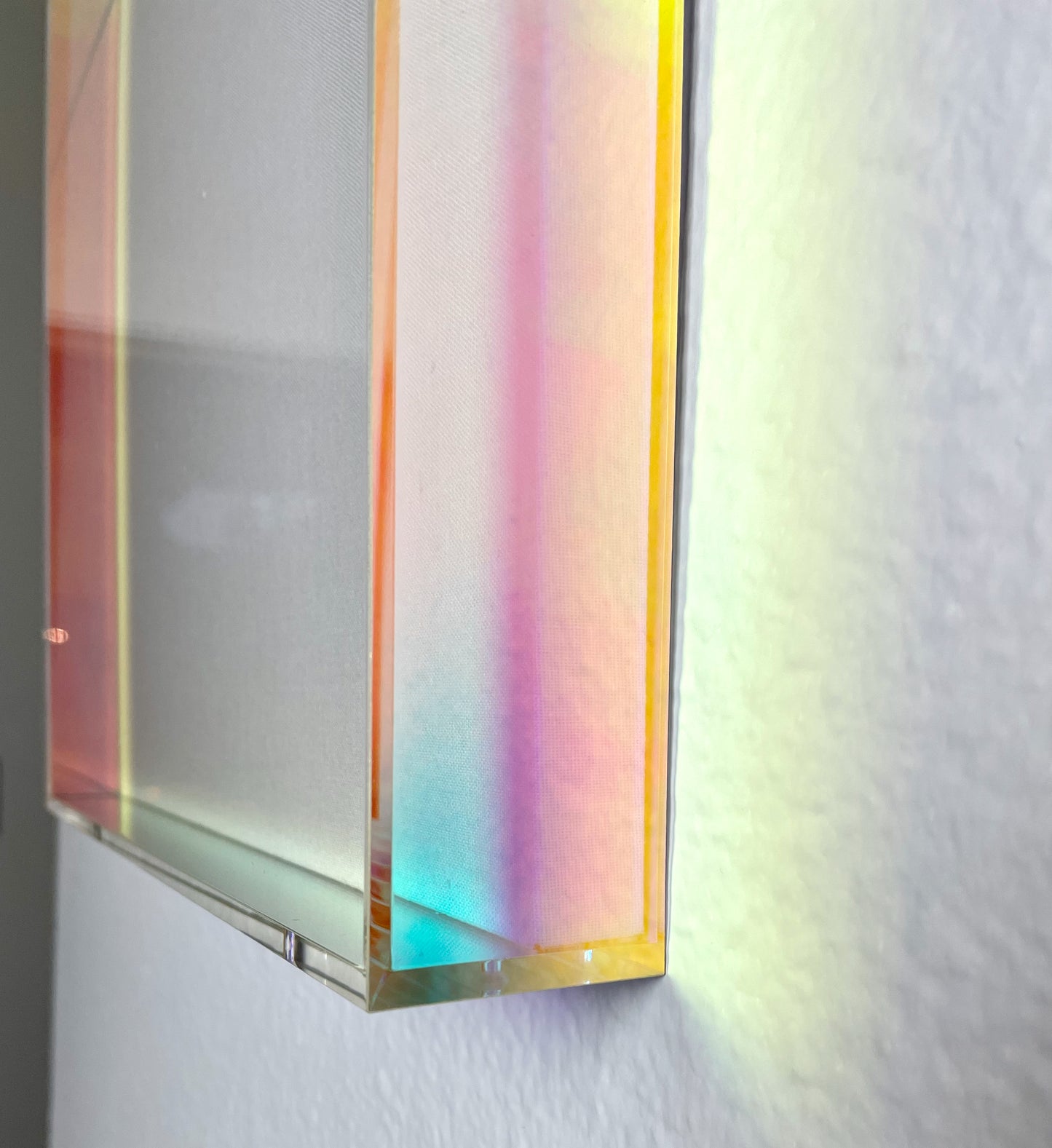 Case of 6 | 12x12 Acrylic Box Frames | Iridescent