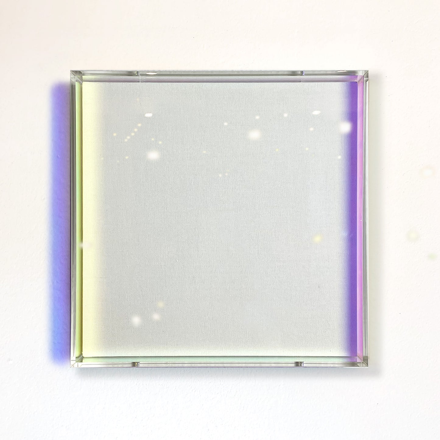 Case of 6 | 12x12 Acrylic Box Frames | Iridescent