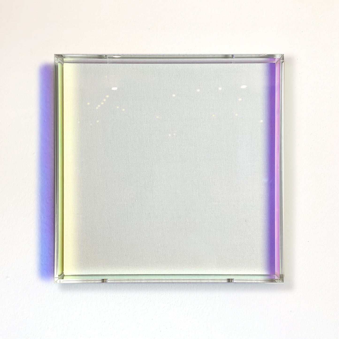 Case of 6 | 12x12 Acrylic Box Frames | Iridescent