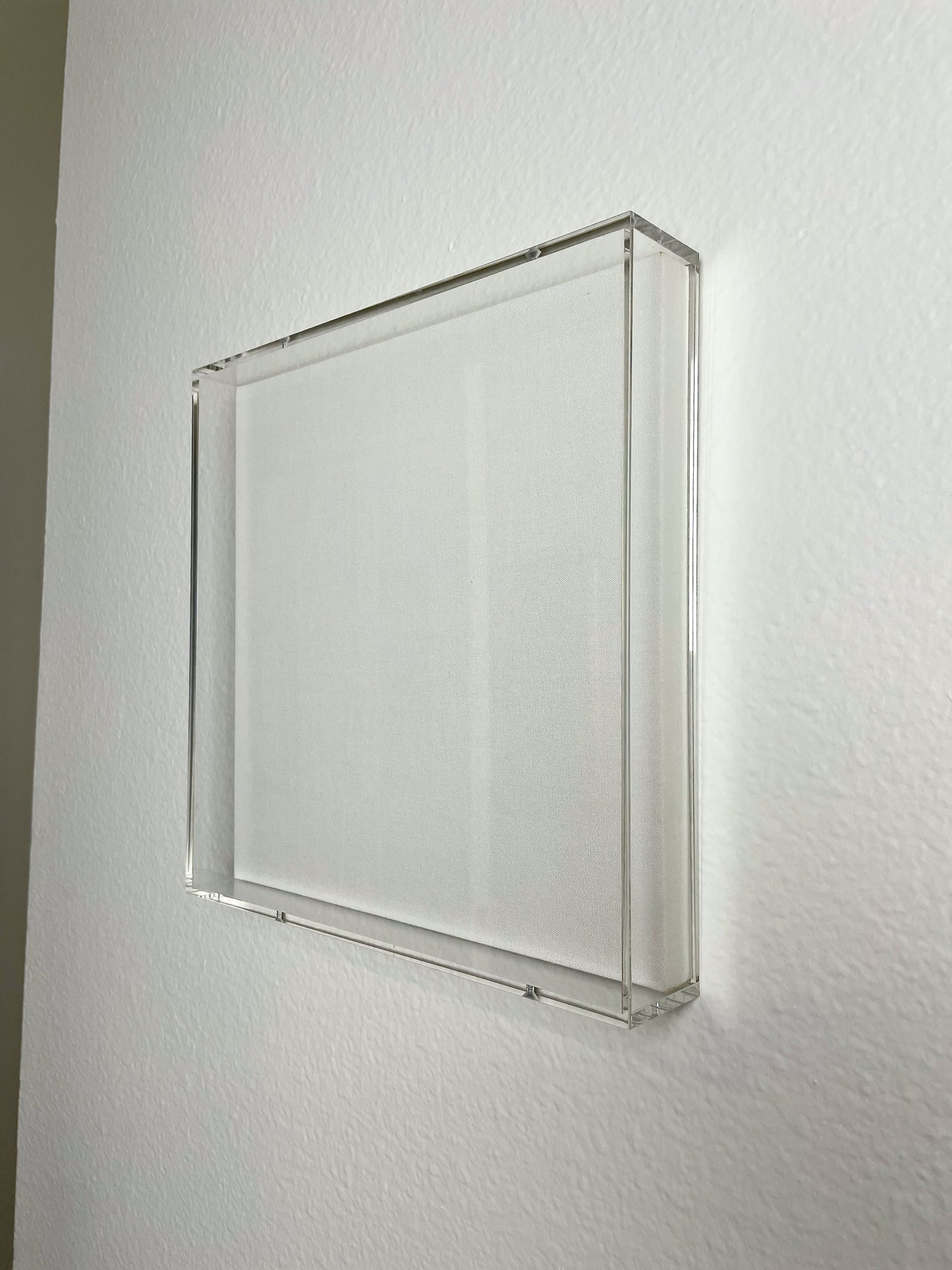 Case of 3 | 20x20 Acrylic Box Frames | Clear