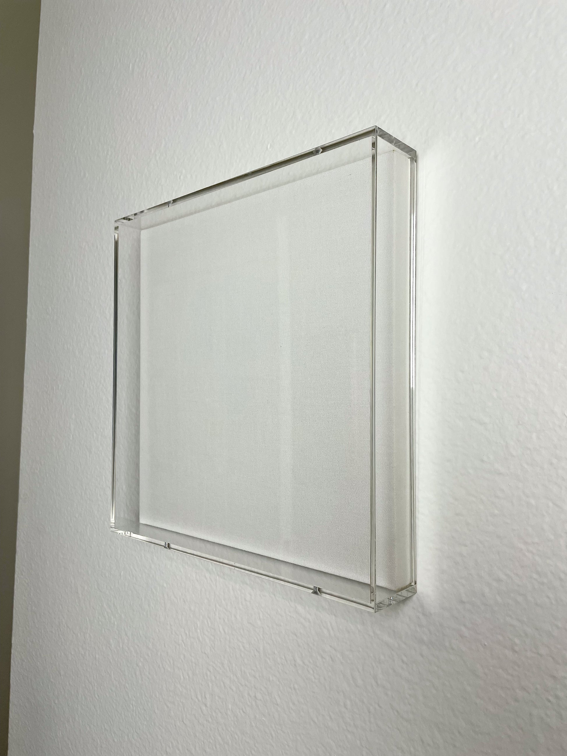 Case of 3, 20x20 Acrylic Box Frames